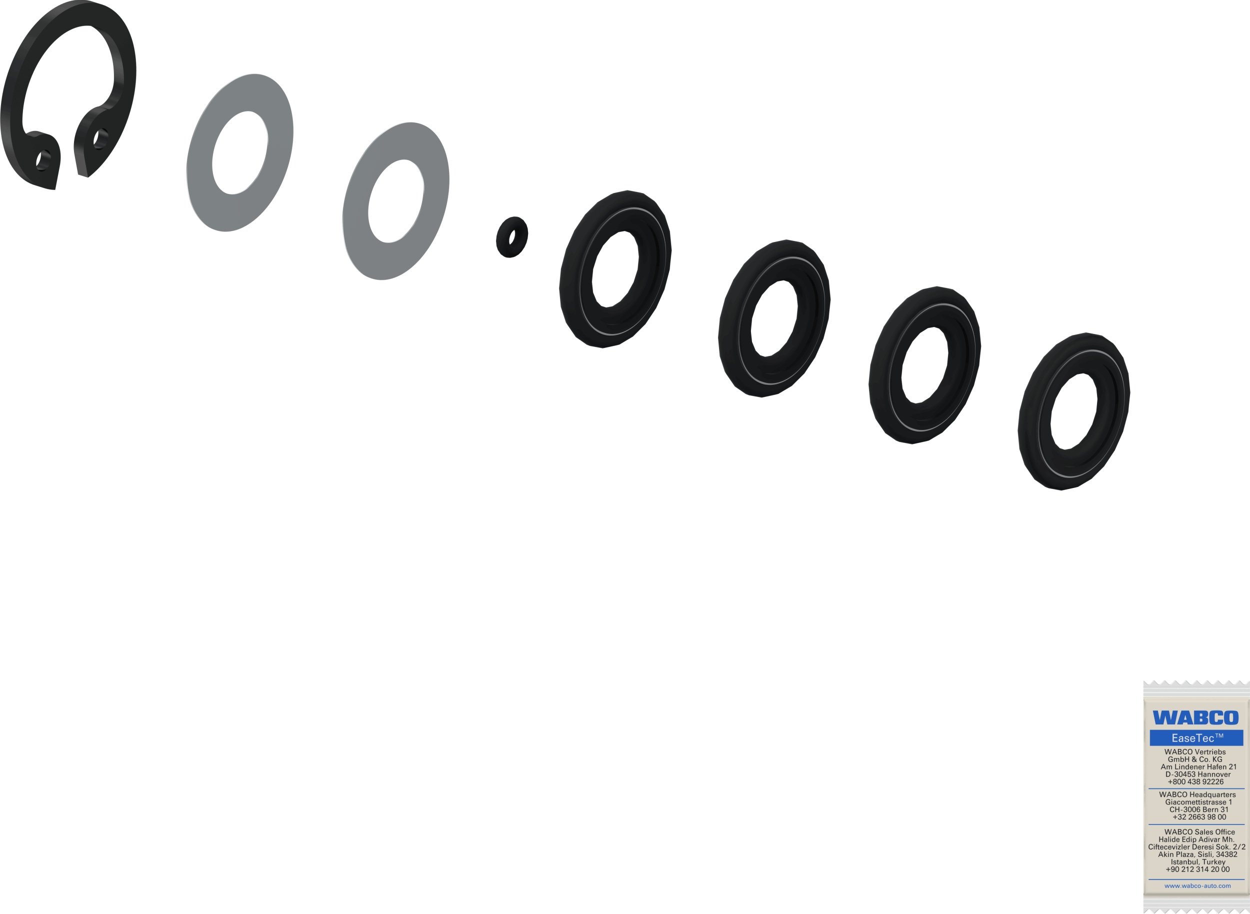 Wabco Afdichtringset 4630370012