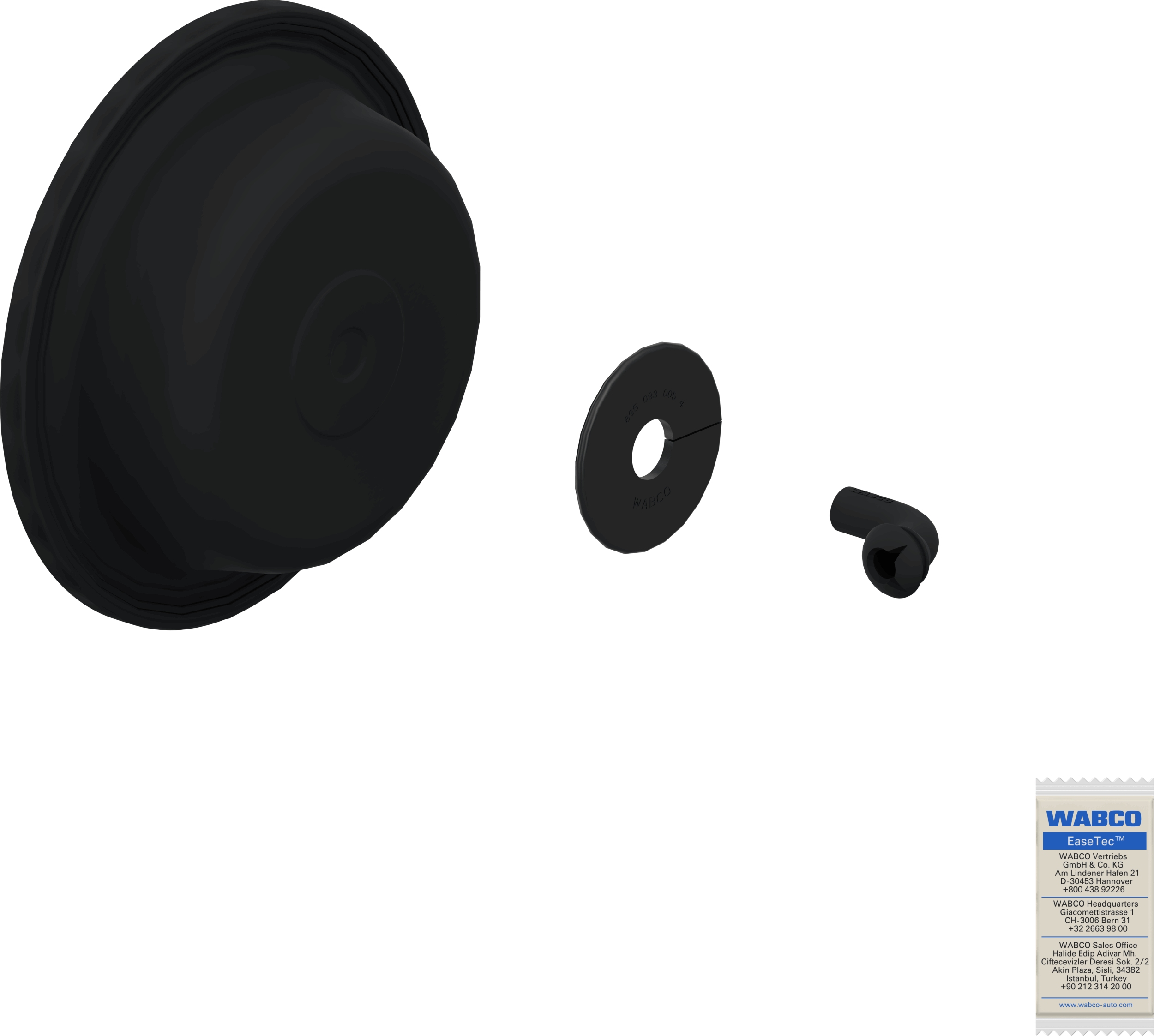 Wabco Wielremcilinder reparatieset 9254300002