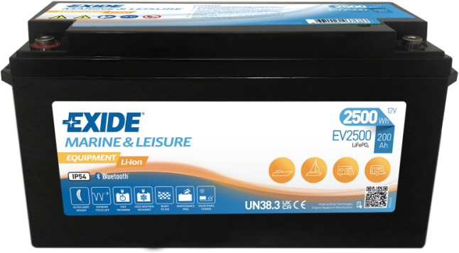 Exide Accu / Batterij EV2500S