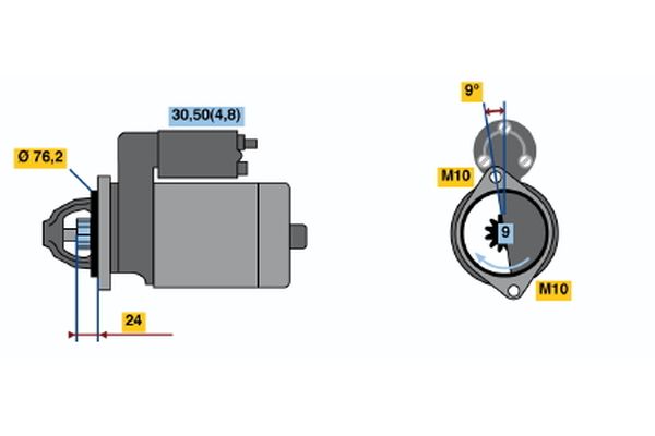 Bosch Starter 0 001 108 211