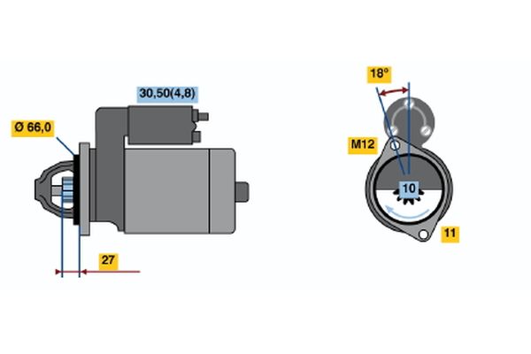 Bosch Starter 0 001 109 361