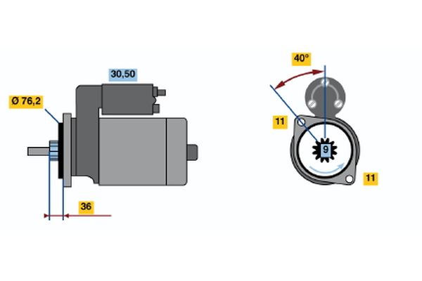 Bosch Starter 0 986 010 920
