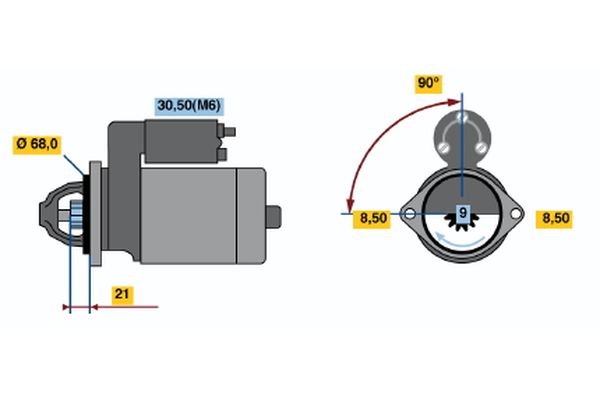 Bosch Starter 0 001 112 015