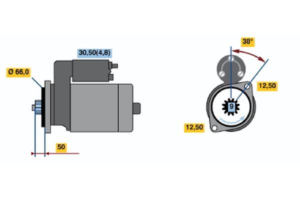 Bosch Starter 0 001 124 026