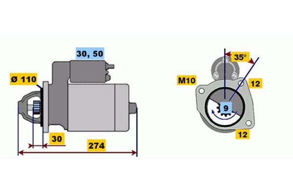 Bosch Starter 0 001 218 174