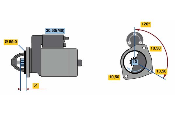 Bosch Starter 0 001 263 024