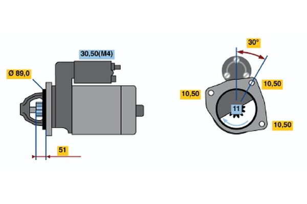Bosch Starter 0 001 362 052