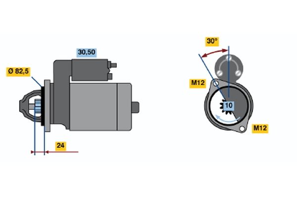 Bosch Starter 0 001 363 120