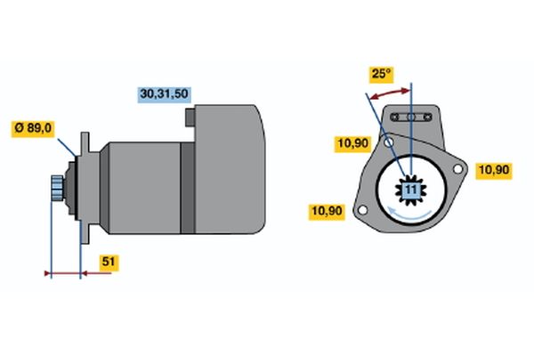 Bosch Starter 0 001 416 076