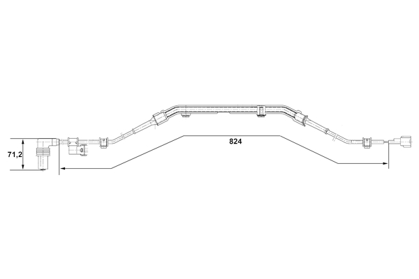 Bosch ABS sensor 0 265 001 276
