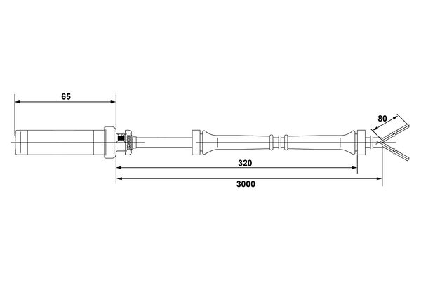 Bosch ABS sensor 0 265 004 008