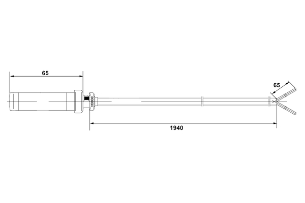 Bosch ABS sensor 0 265 004 029