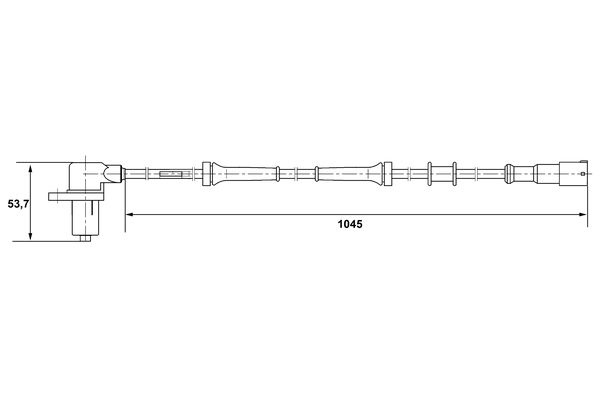 Bosch ABS sensor 0 265 006 162