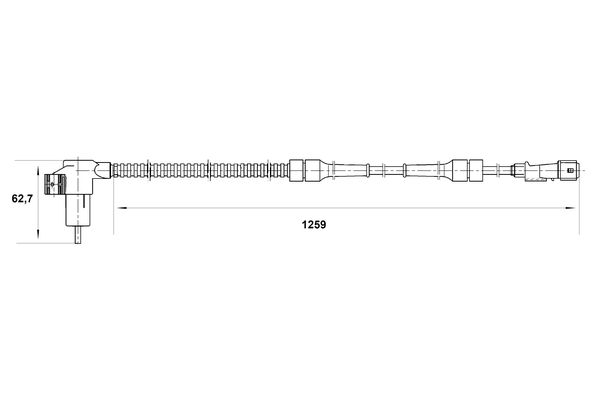 Bosch ABS sensor 0 265 006 208