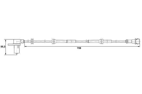 Bosch ABS sensor 0 265 006 225