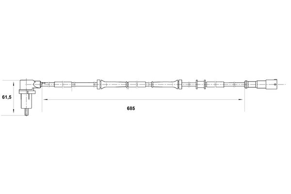 Bosch ABS sensor 0 265 006 400