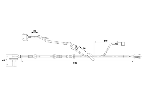 Bosch ABS sensor 0 265 006 571