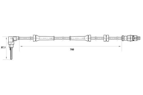 Bosch ABS sensor 0 265 007 025