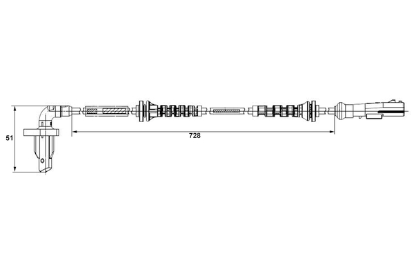 Bosch ABS sensor 0 265 008 295