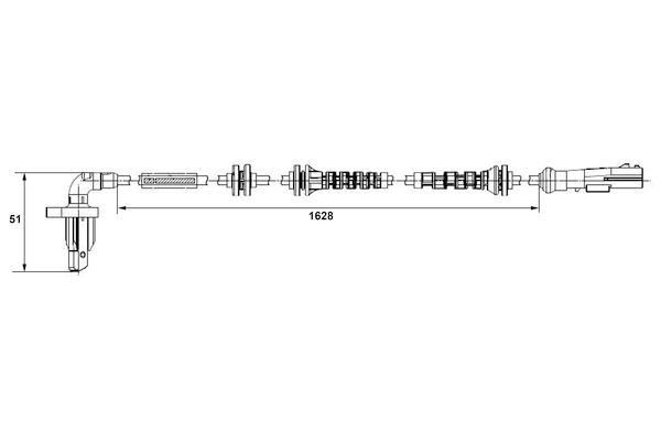 Bosch ABS sensor 0 265 008 296