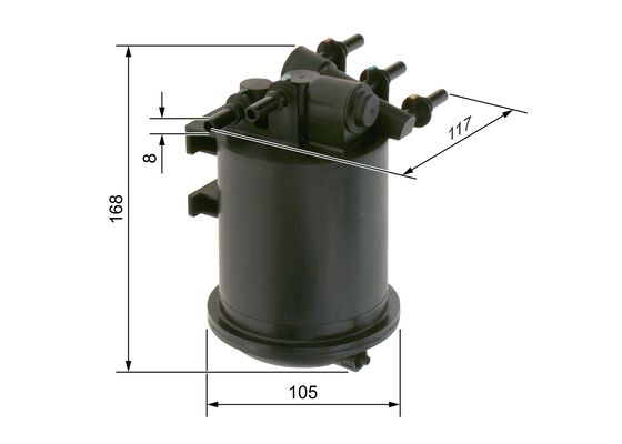 Bosch Brandstoffilter 0 450 906 461