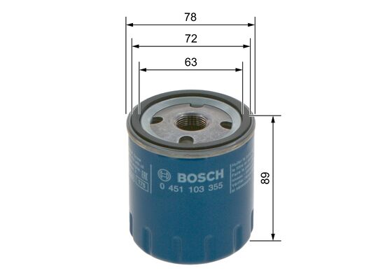 Bosch Oliefilter 0 451 103 355