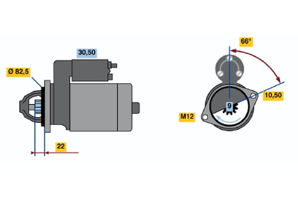 Bosch Starter 0 986 010 250