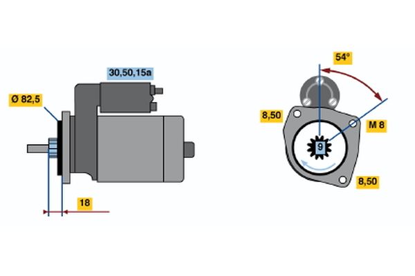 Bosch Starter 0 986 010 410