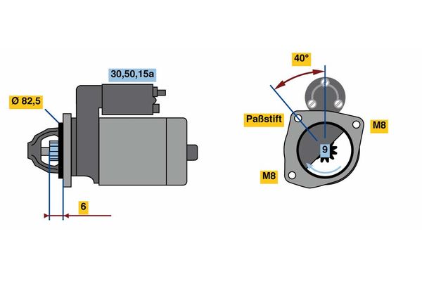 Bosch Starter 0 986 010 660