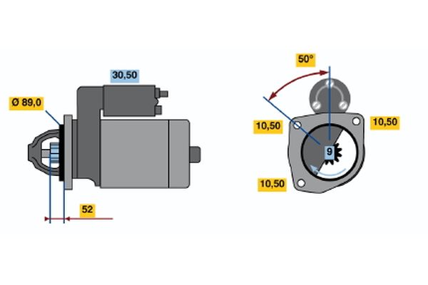 Bosch Starter 0 986 012 780