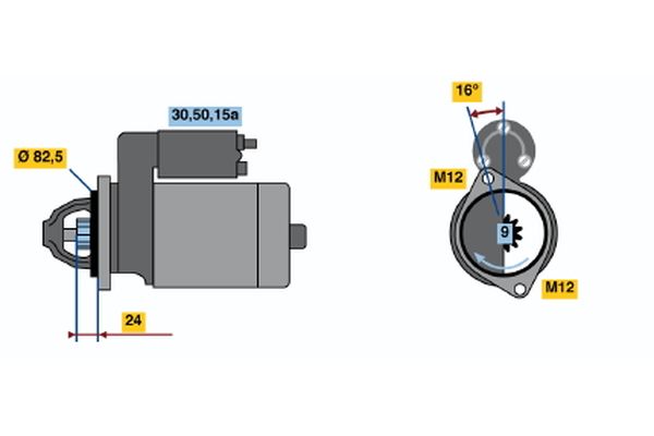 Bosch Starter 0 986 012 980