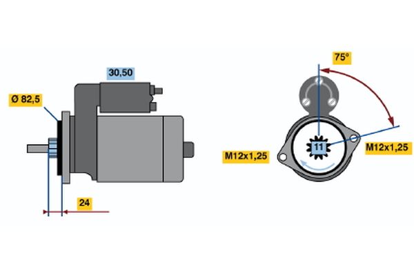 Bosch Starter 0 986 013 991