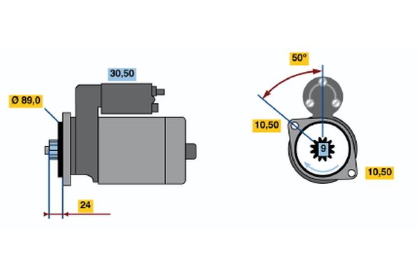 Bosch Starter 0 986 014 071