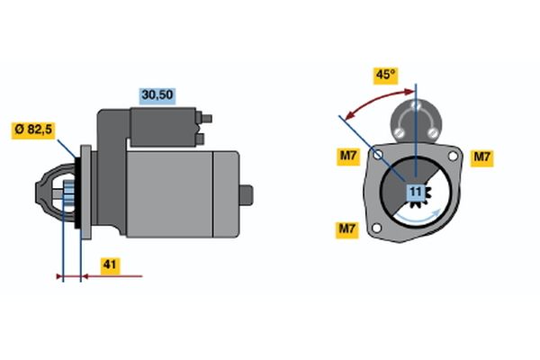 Bosch Starter 0 986 015 401