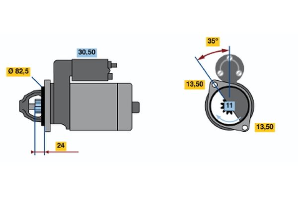 Bosch Starter 0 986 016 200
