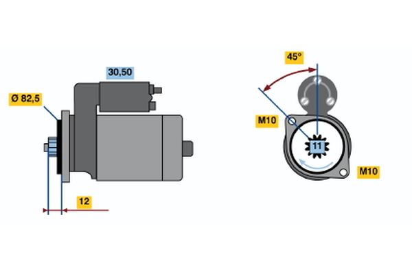 Bosch Starter 0 986 016 271