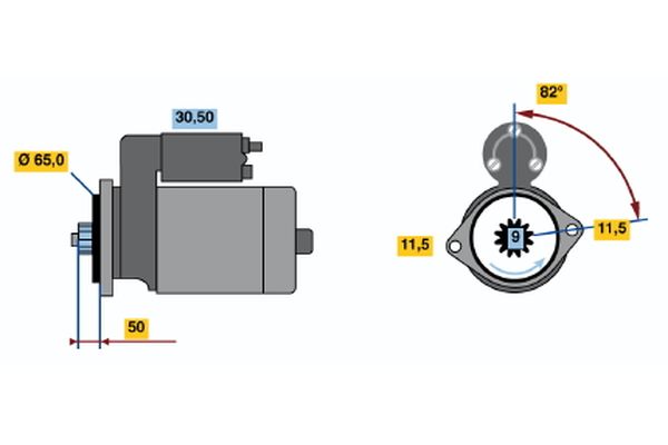 Bosch Starter 0 986 016 431