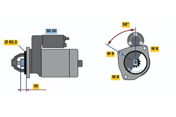 Bosch Starter 0 986 017 230