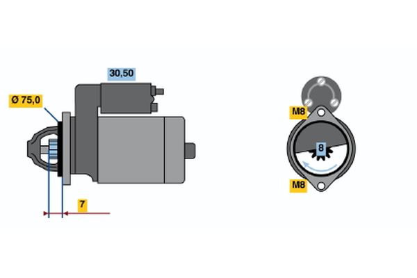 Bosch Starter 0 986 017 571