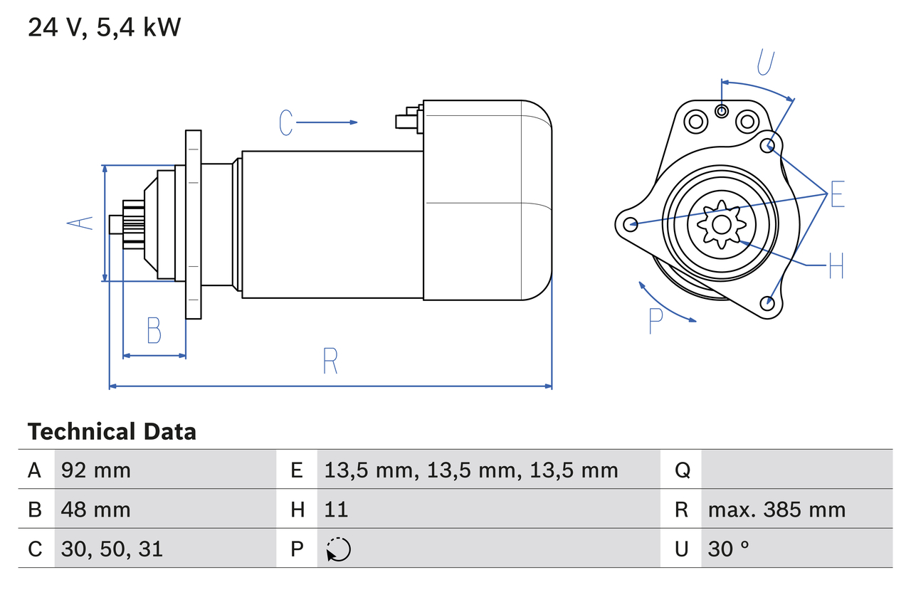 Bosch Starter 0 986 018 420