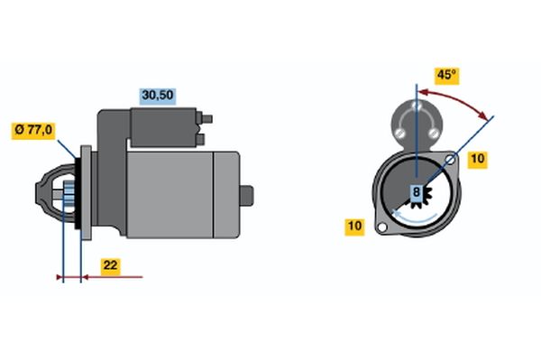 Bosch Starter 0 986 019 081