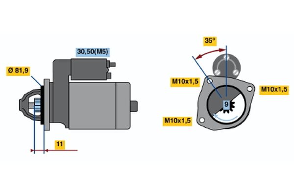 Bosch Starter 0 986 019 220