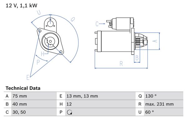 Bosch Starter 0 986 019 920