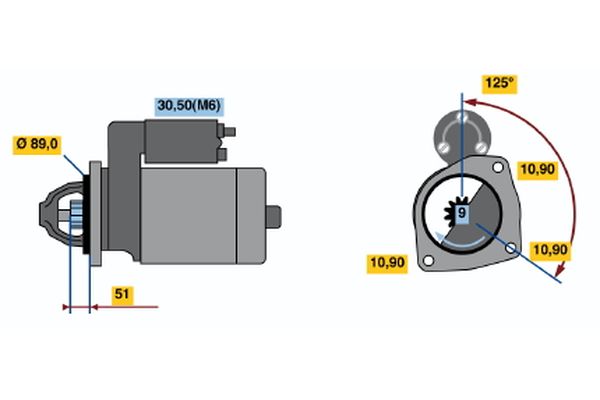Bosch Starter 0 986 021 340