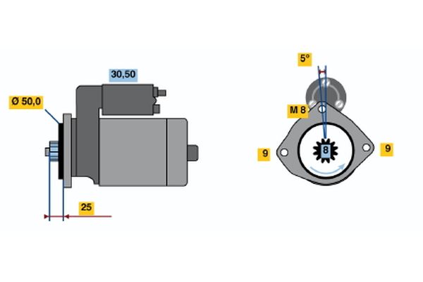 Bosch Starter 0 986 022 571