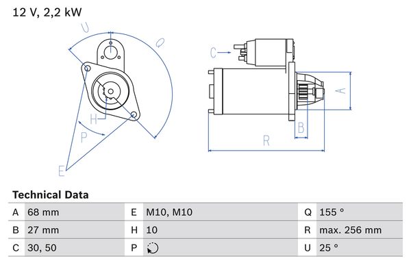 Bosch Starter 0 986 023 040