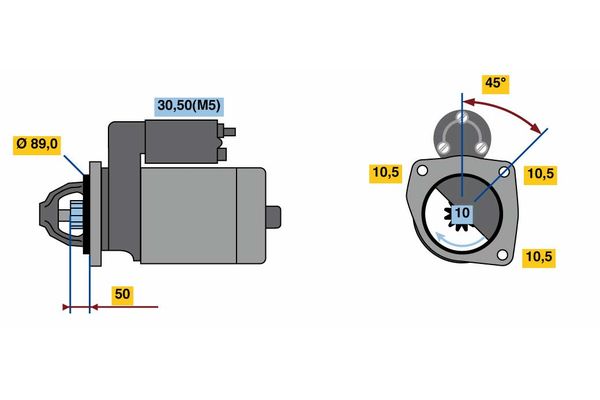 Bosch Starter 0 986 023 450