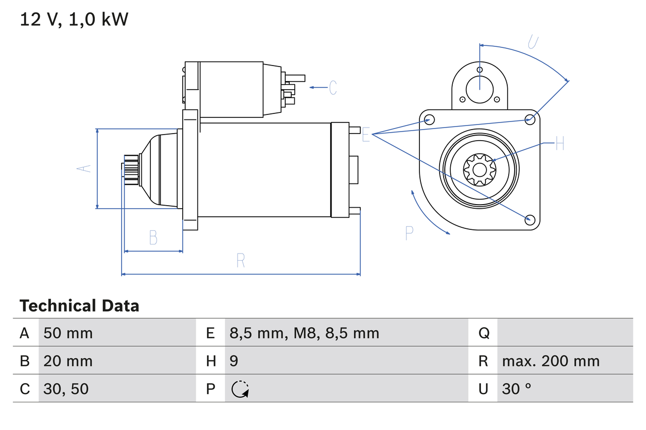 Bosch Starter 0 986 023 490