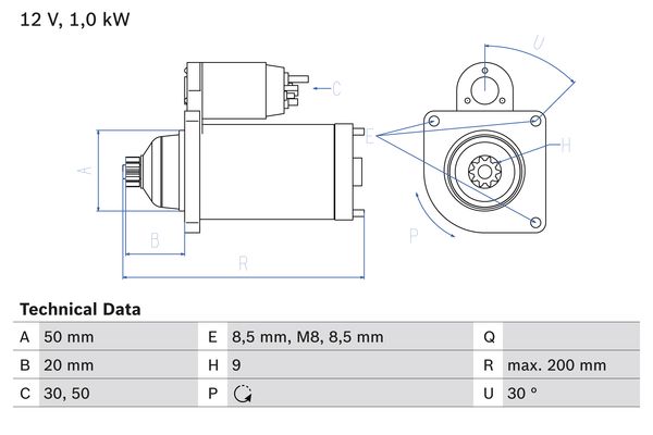 Bosch Starter 0 986 023 490