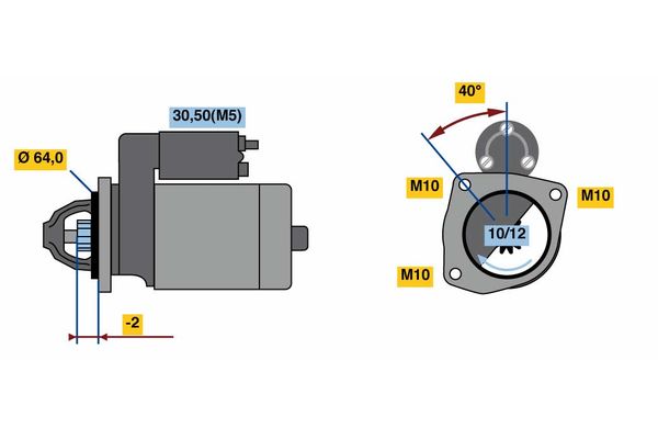 Bosch Starter 0 986 023 500